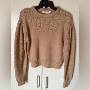 ASTR Women's Crewneck embroidered sweater